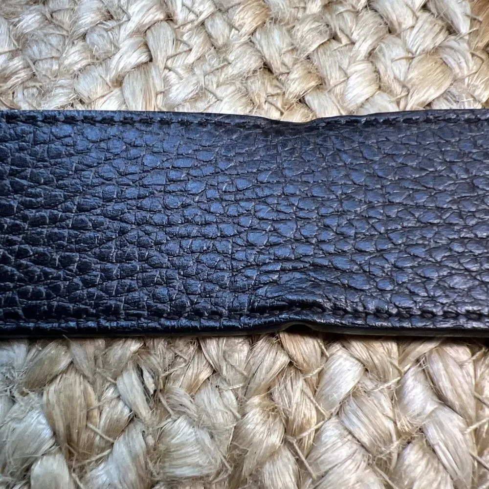 Gucci GG Black Leather Belt 100cm 40 Inches